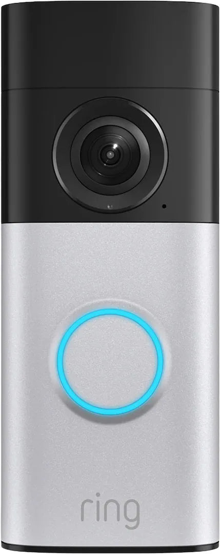 Ring Battery Doorbell 2K Plus, Nickel Silver