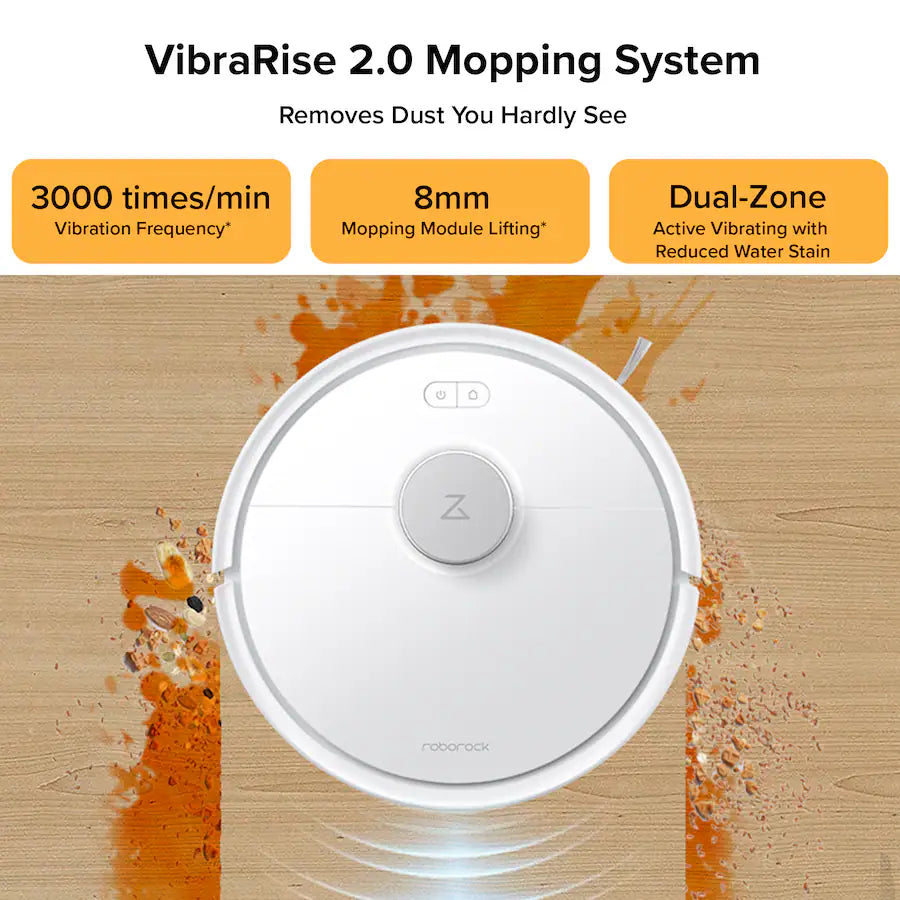 Roborock Q10 Series Robot Vacuum & Mop, White