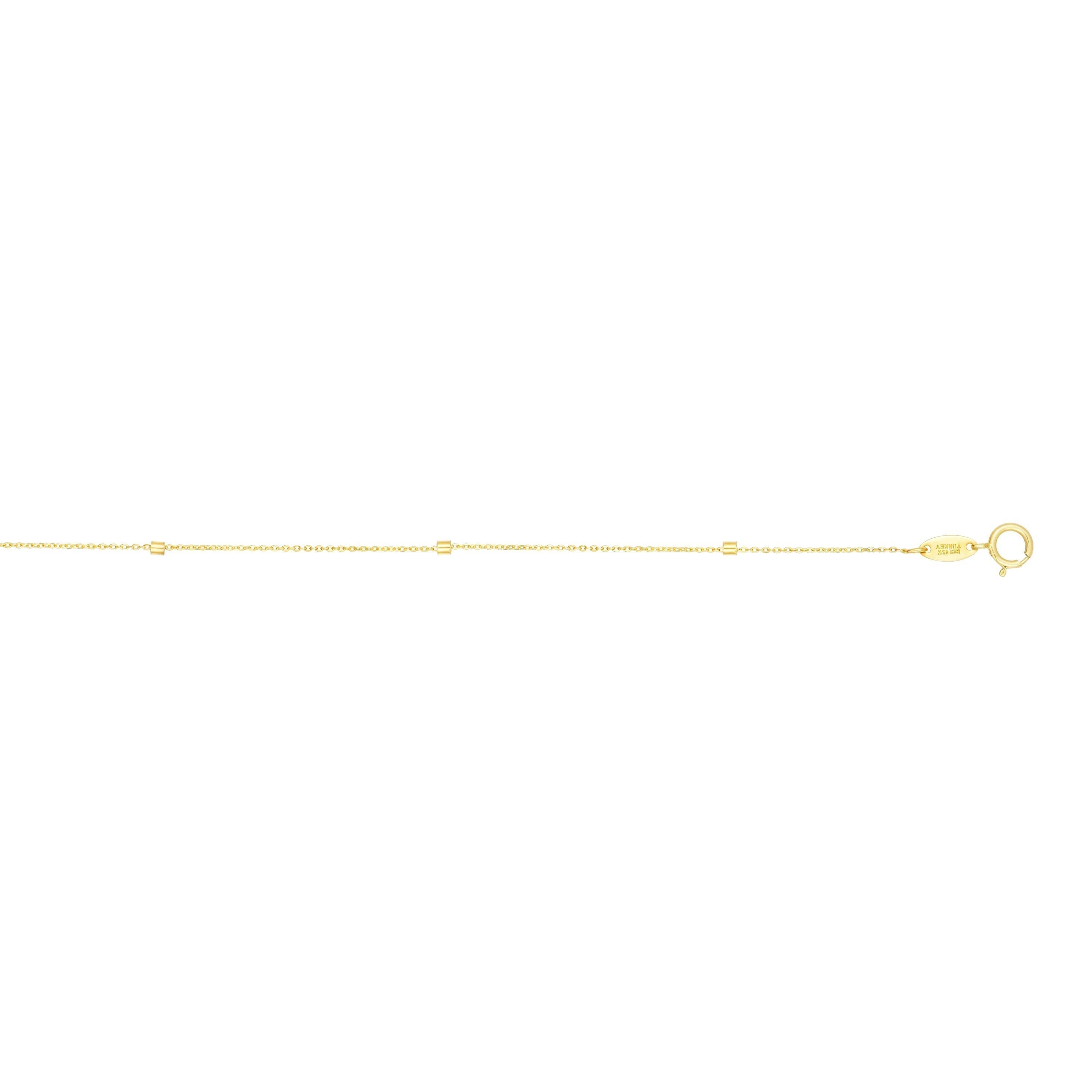 14K Saturn Chain, 1.5mm