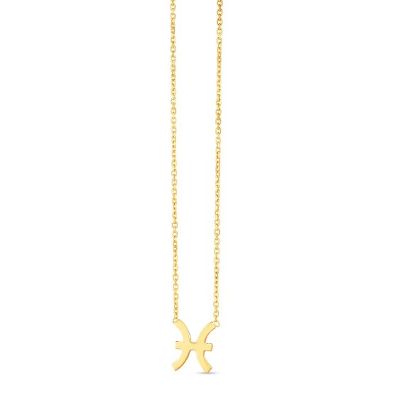 14K Zodiac Necklaces