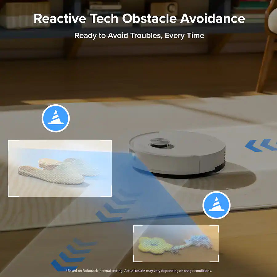 Roborock Q10 Series Robot Vacuum & Mop, White