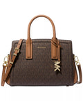 Michael Kors Laila Small  Satchel, Signature Brown