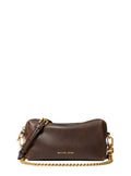 Michael Kors Bryant Small Leather Crossbody, Chocolate