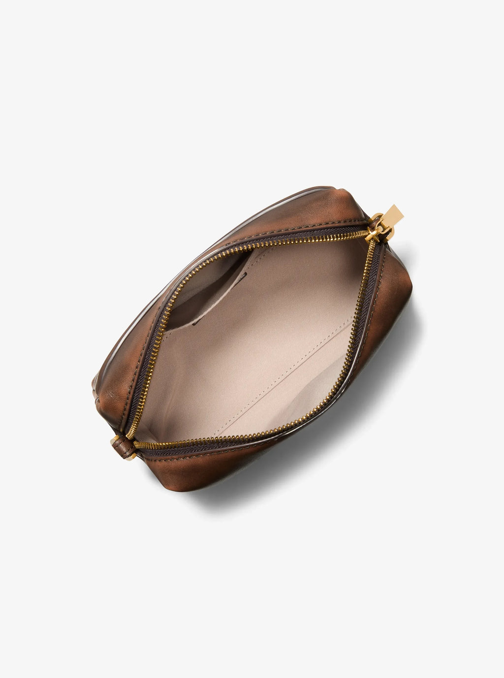 Michael Kors Bryant Small Leather Crossbody, Chocolate
