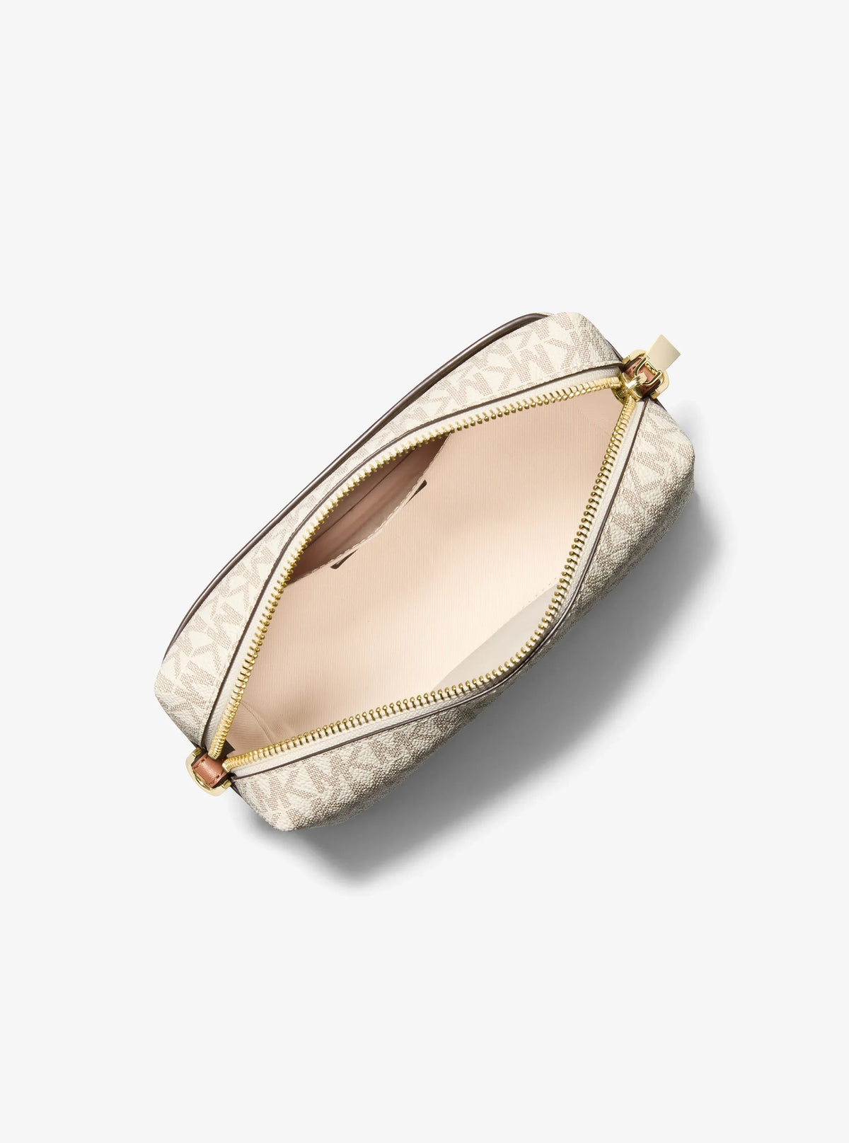 Michael Kors Bryant Small Crossbody, Signature Vanilla