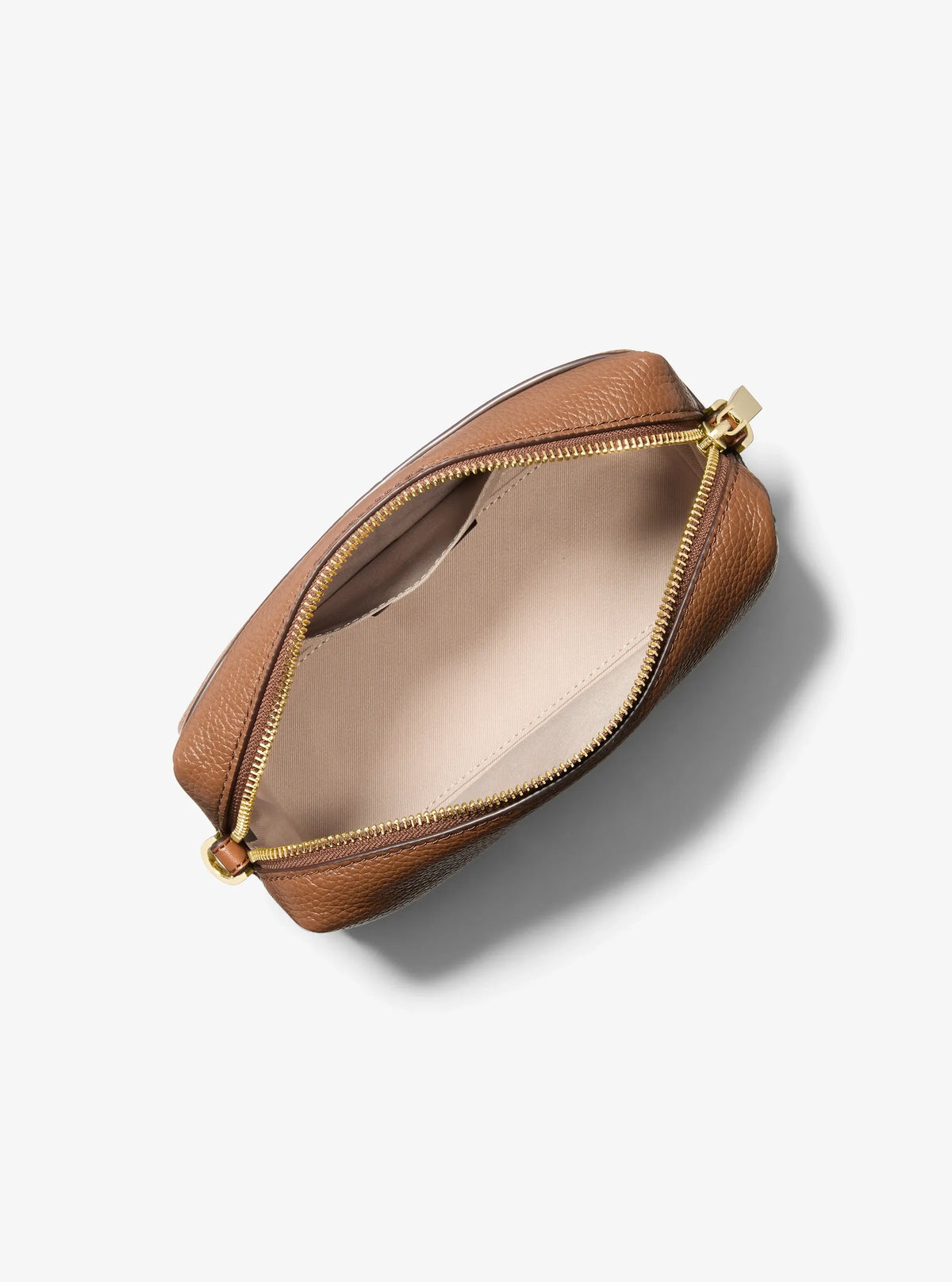 Michael Kors Bryant Small Leather Crossbody, Luggage