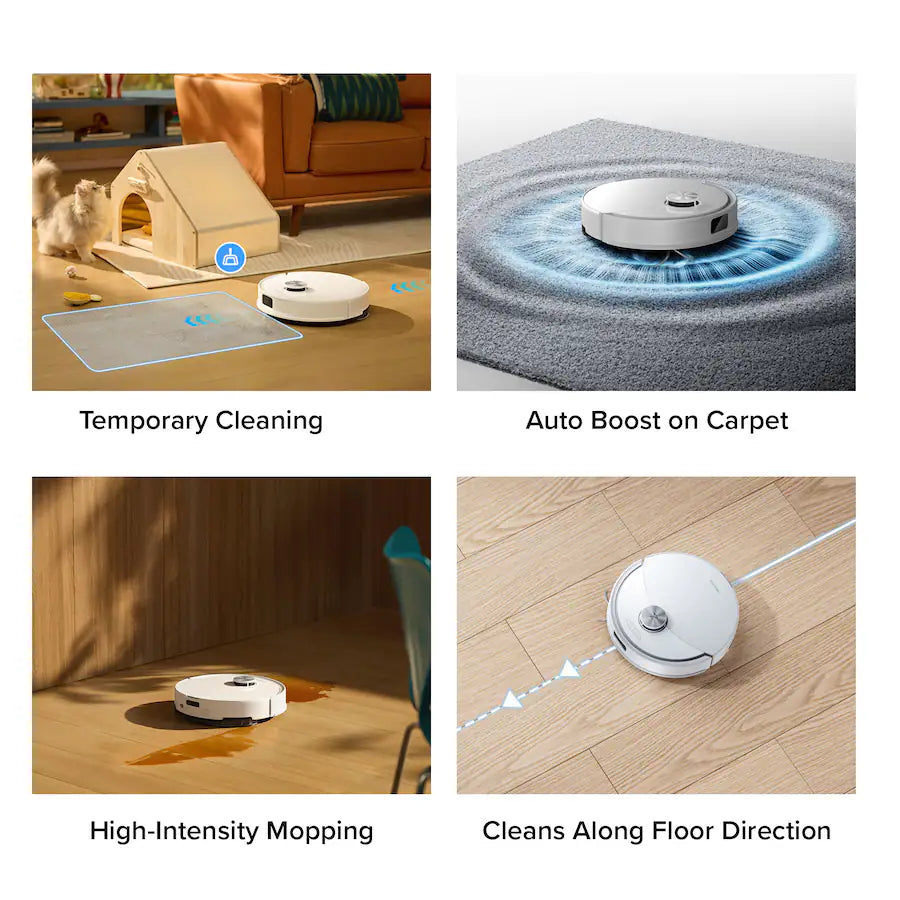 Roborock Q10 Series Robot Vacuum & Mop, White