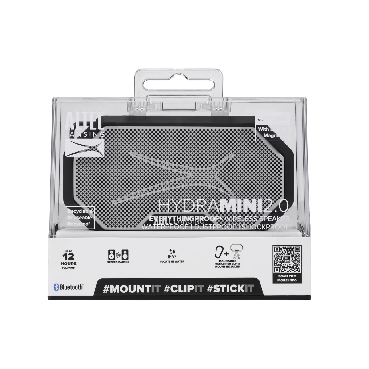 Altec Lansing Hydra Mini 2.0 Wireless Speaker, Black