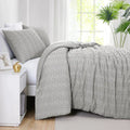 Bali Duvet Cover Set, Steel Grey