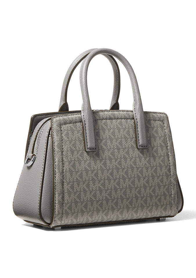 Michael Kors Laila Extra Small Satchel, Signature Heather Grey