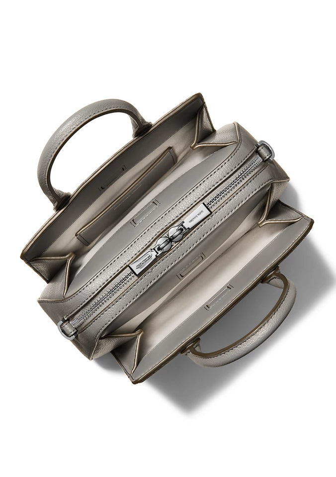 Michael Kors Laila Extra Small Satchel, Signature Heather Grey