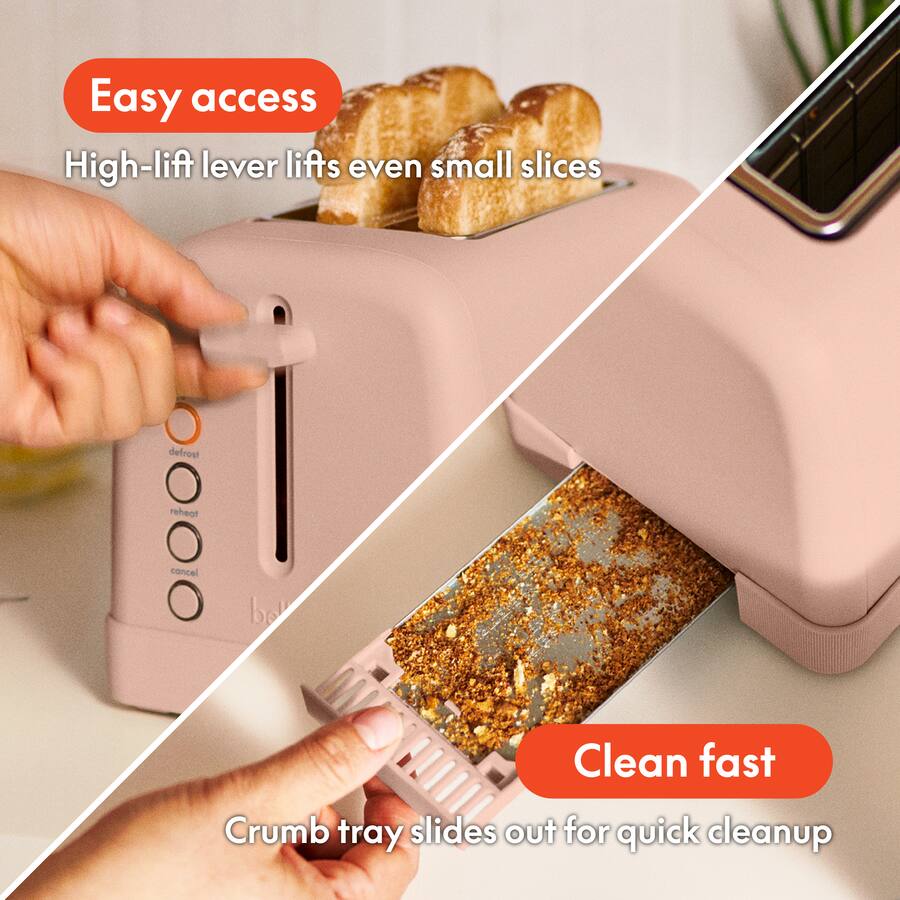 Bella 2 Slice Toaster, Blossom