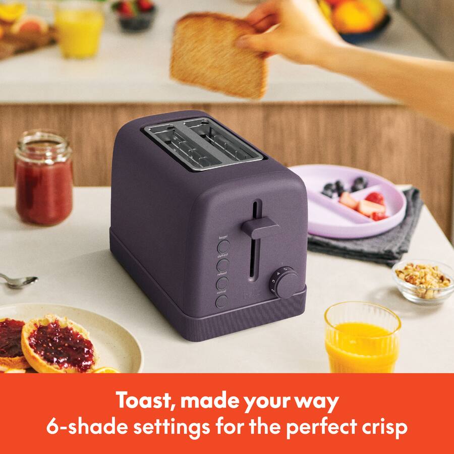 Bella 2 Slice Toaster, Plum