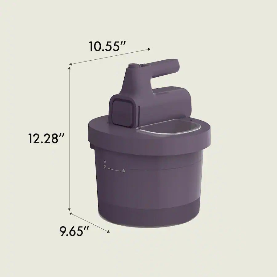 Bella 3.5 Quart Hand & Stand Mixer, Plum