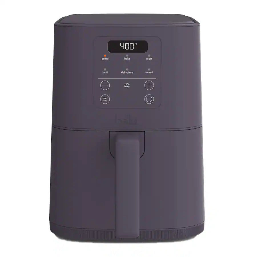 Bella 4 Quart Slim Air Fryer, Plum