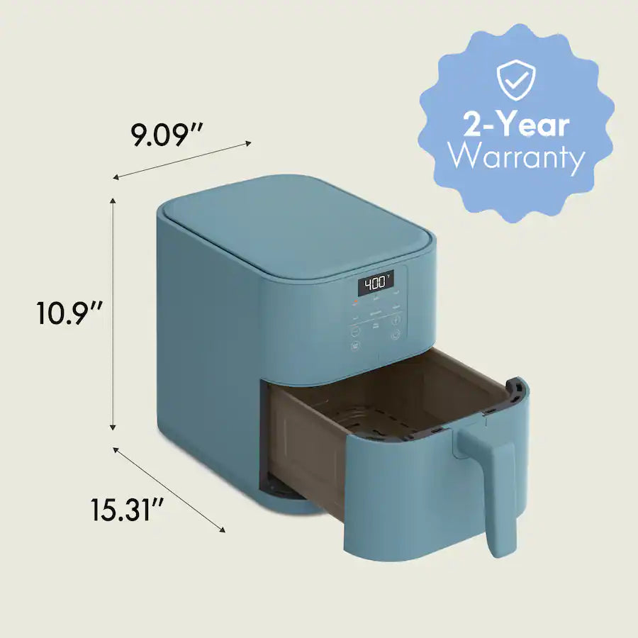 Bella 6 Quart Slim Air Fryer, Surf