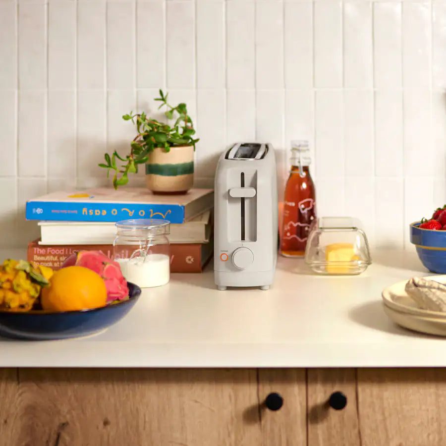 Bella Fits Anywhere 2 Slice Slim Toaster, Oatmilk