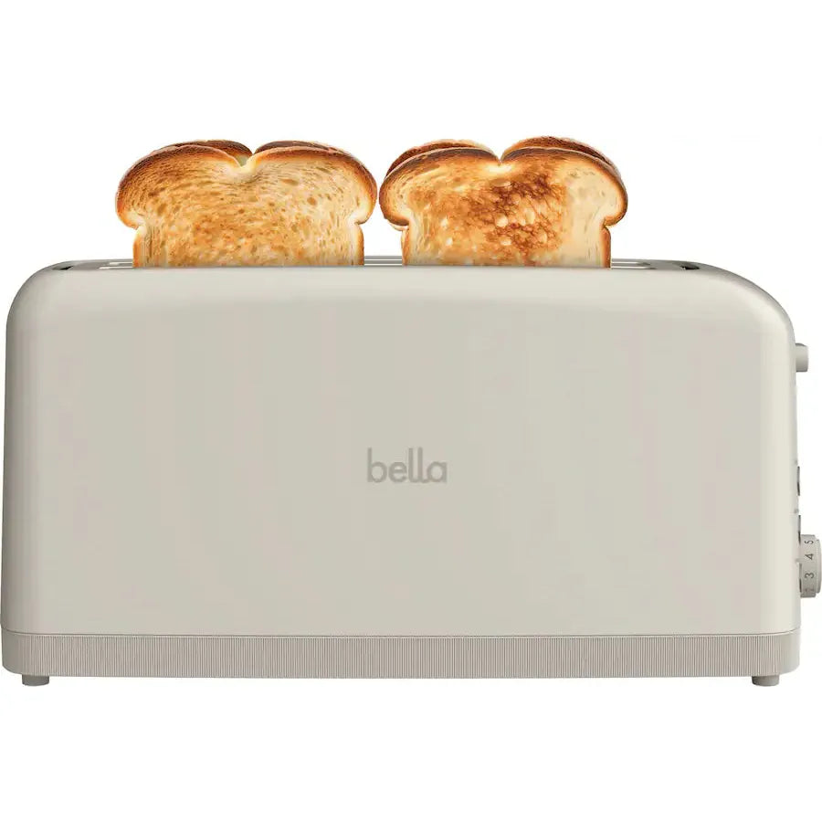 Bella Fits Anywhere 4 Slice Slim Toaster, Oatmilk