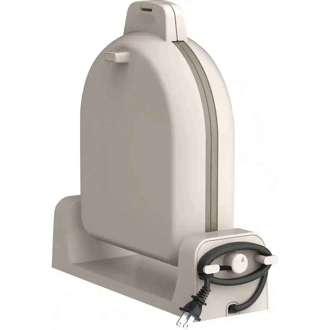 Bella Fits Anywhere Kitchenware Flip & Store Belgian Waffle Maker, Oatmilk