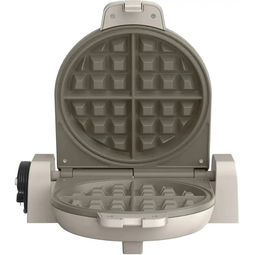 Bella Fits Anywhere Kitchenware Flip & Store Belgian Waffle Maker, Oatmilk
