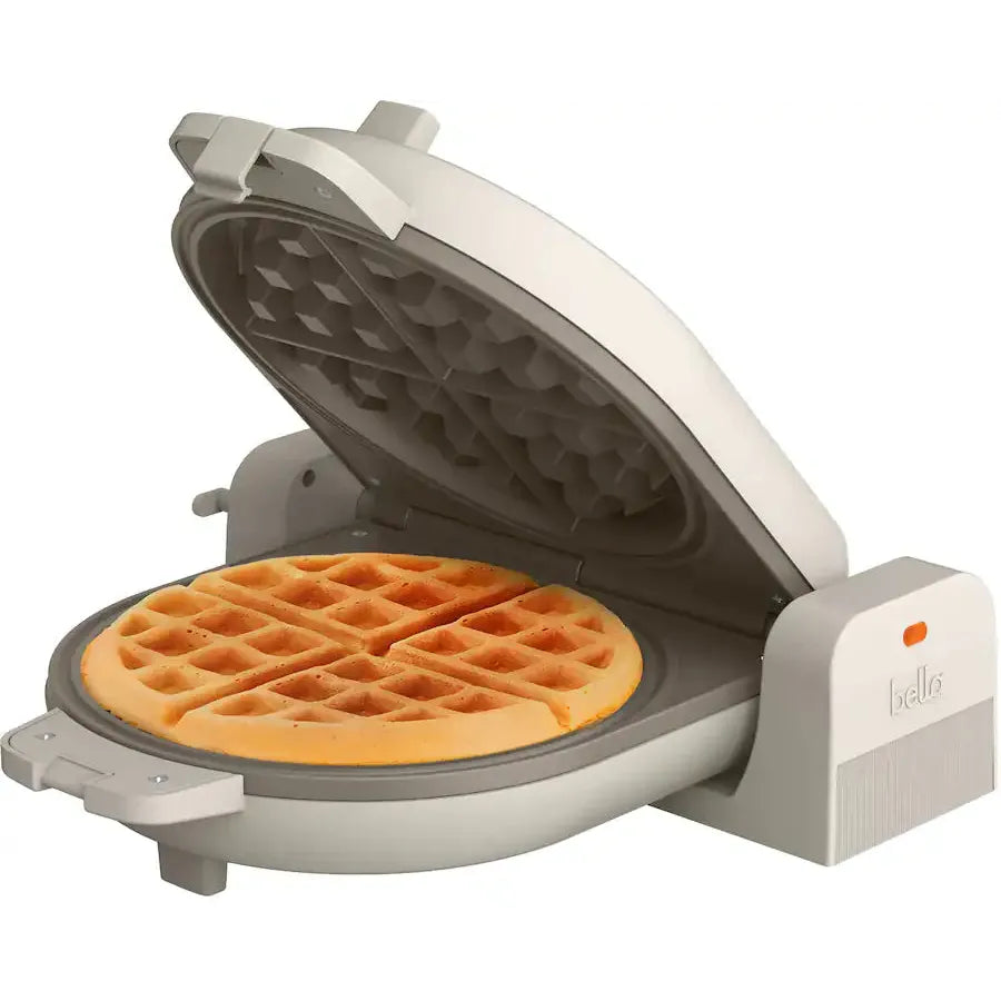 Bella Flip & Store Belgian Waffle Maker, Oatmilk
