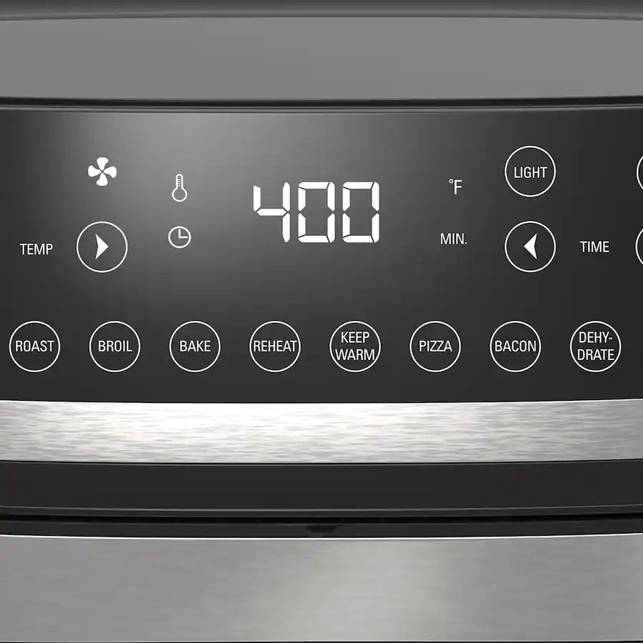 Bella PRO 12.6 Quart Touchscreen Multi Function Air Fryer / Toaster Oven, Stainless Steel