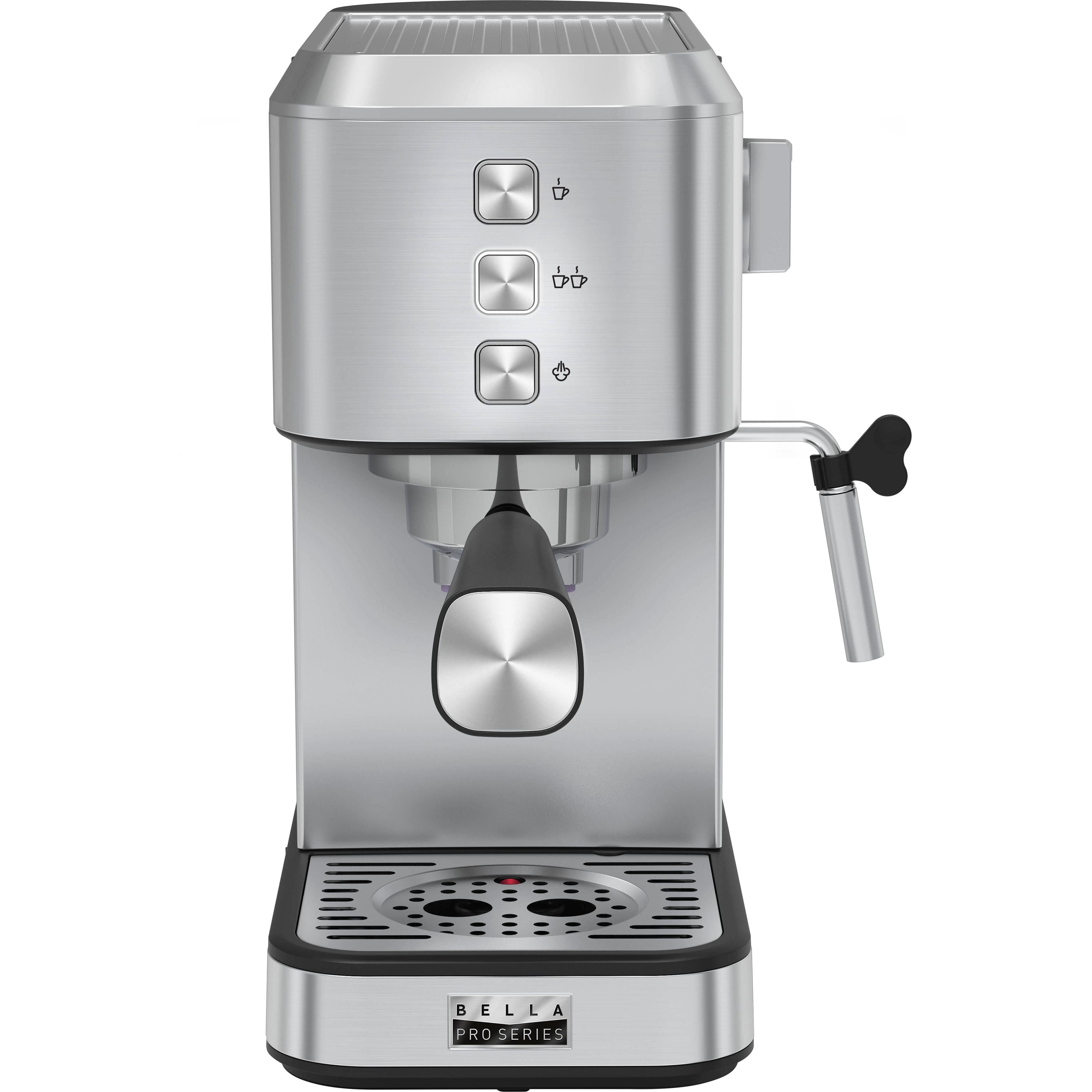 Bella PRO, 20 Bar Slim Espresso Machine, Stainless Steel