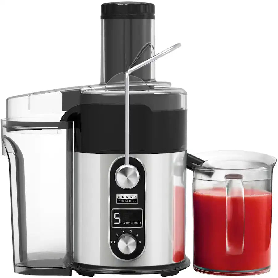 Bella PRO 5 Speed Digital Juice Extractor, Stainless Steel