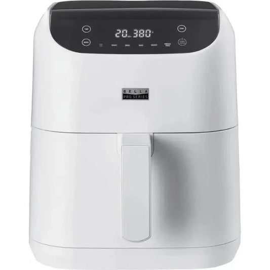 Bella PRO 6 Quart Touchscreen Air Fryer, White