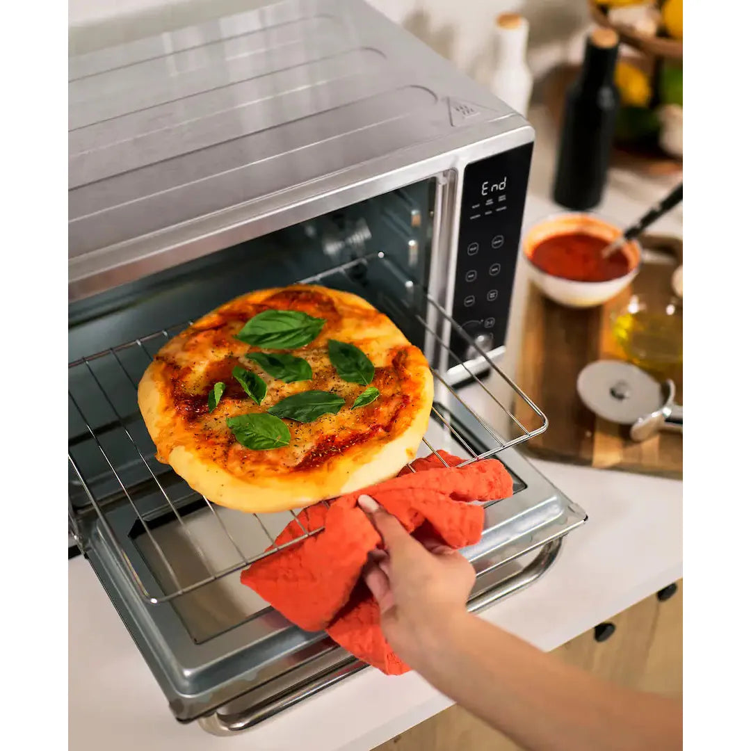 Bella PRO 6 Slice Air Fryer Toaster Oven, Stainless Steel
