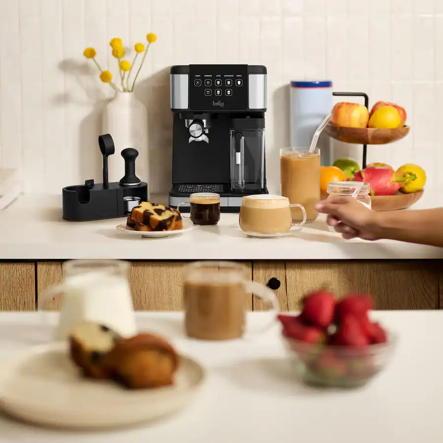 Bella PRO Barista Elite Espresso Drink Station, Stainless Steel