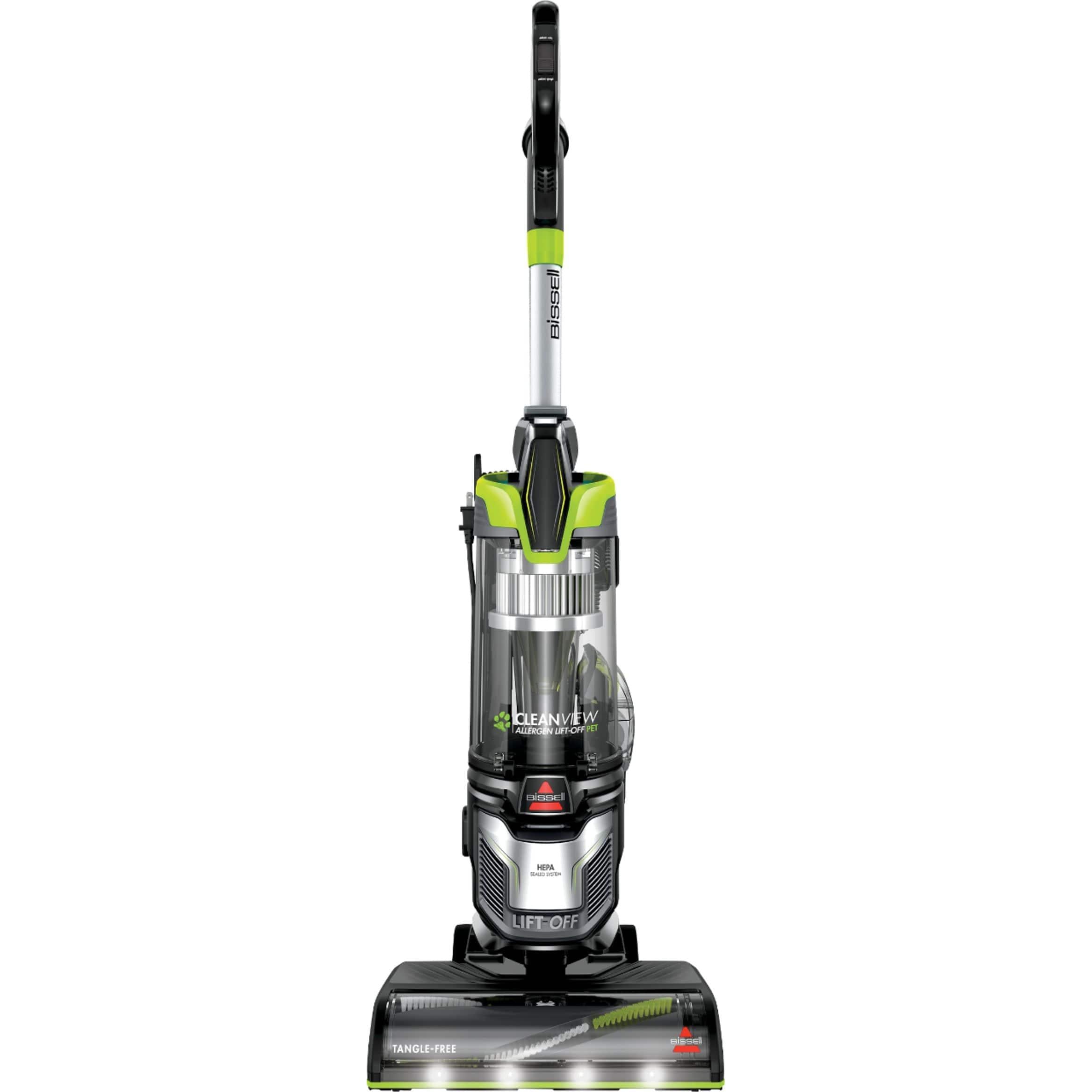 Bissell - CleanView Allergen Lift-Off Pet Vacuum - Black/ Electric Green