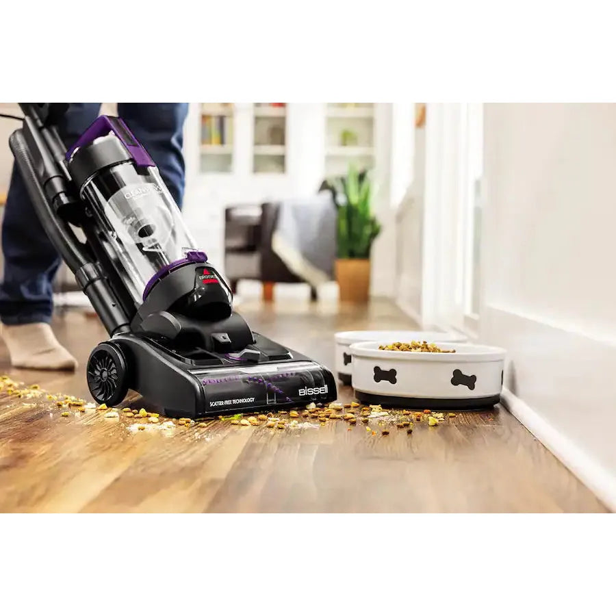 Bissell CleanView Compact Turbo Upright Vacuum, Black / Purple
