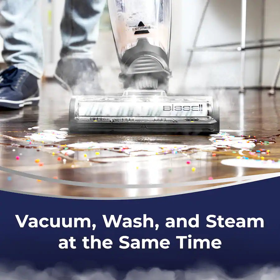 Bissell Crosswave Hydrosteam Corded Wet Dry Vac, Titanium/Cooper Harbor