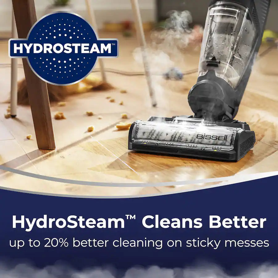Bissell Crosswave Hydrosteam Corded Wet Dry Vac, Titanium/Cooper Harbor