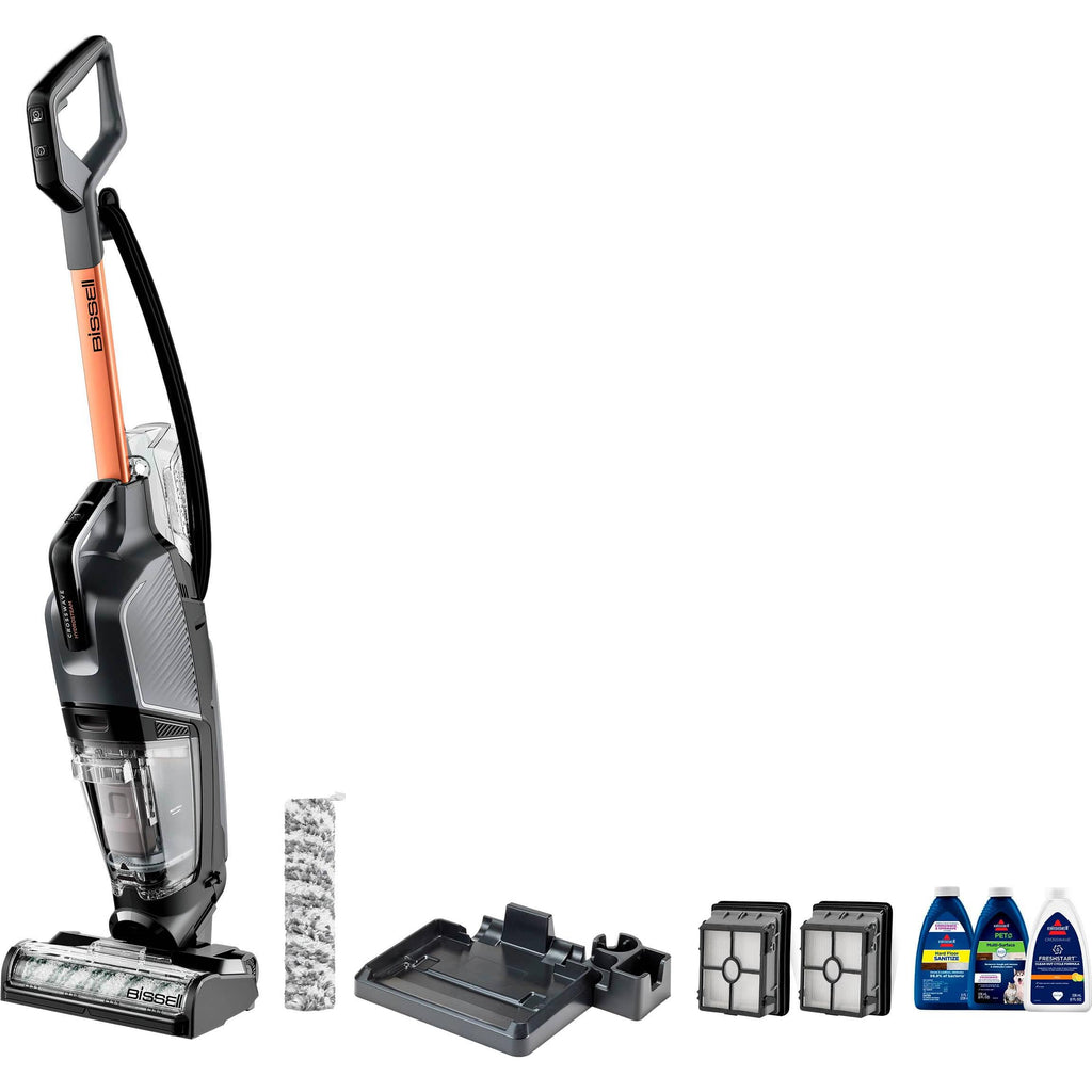 Bissell Crosswave Hydrosteam Corded Wet Dry Vac, Titanium/Cooper Harbor