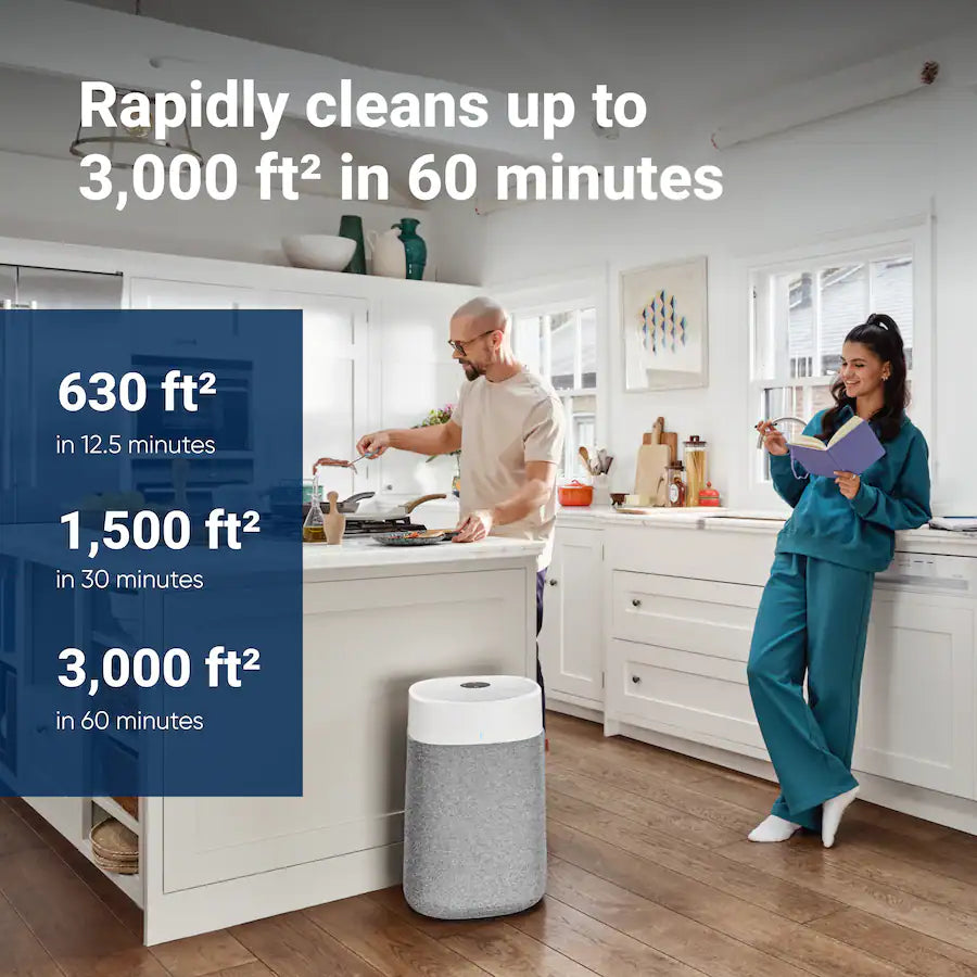 Blueair Blue Pure 211i Smart Extra Large Room Air Purifier, White / Gray