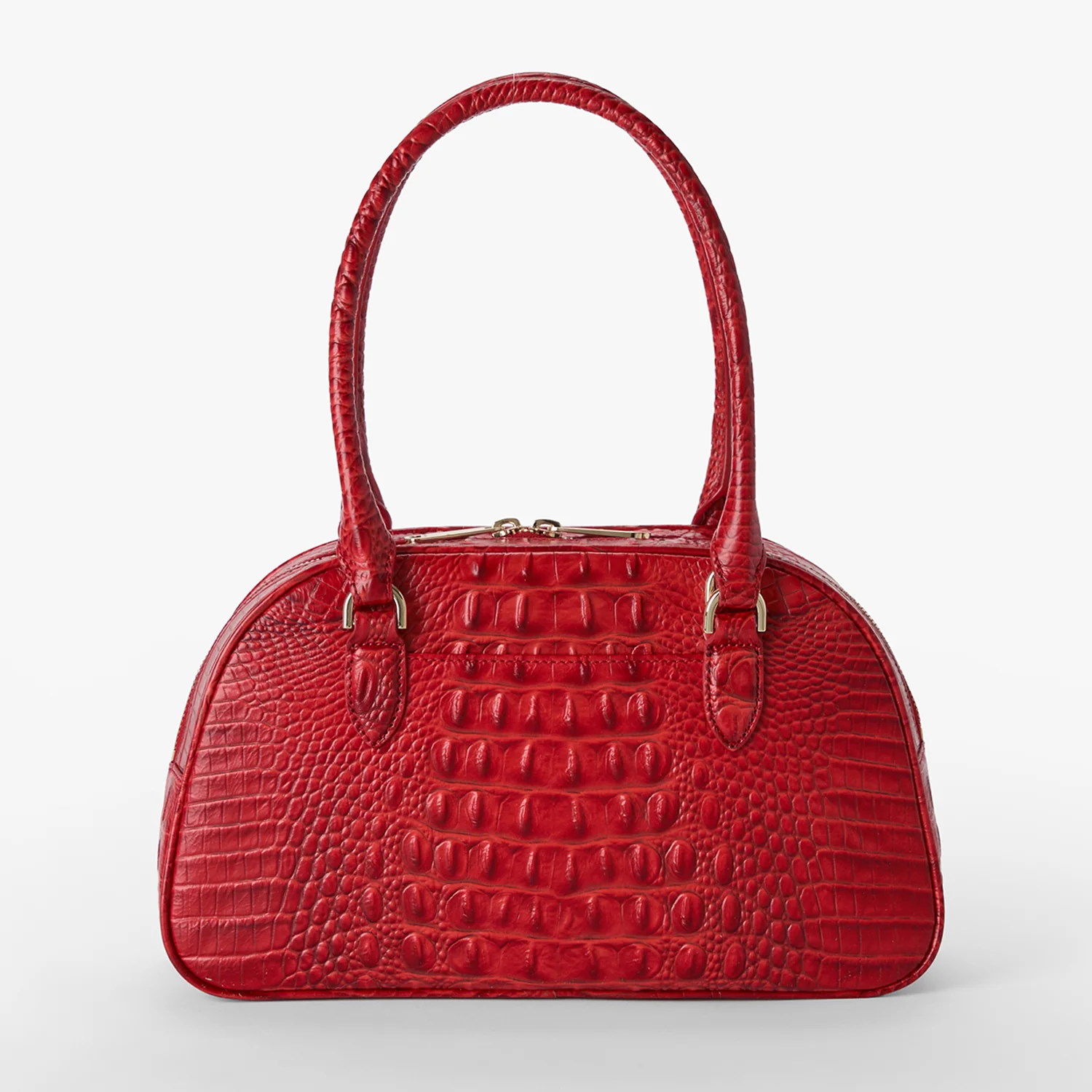 Brahmin Alden Road Collection Angie Satchel, Salsa