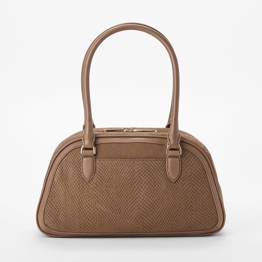 Brahmin Belcanto Collection Angie Satchel, Taupe