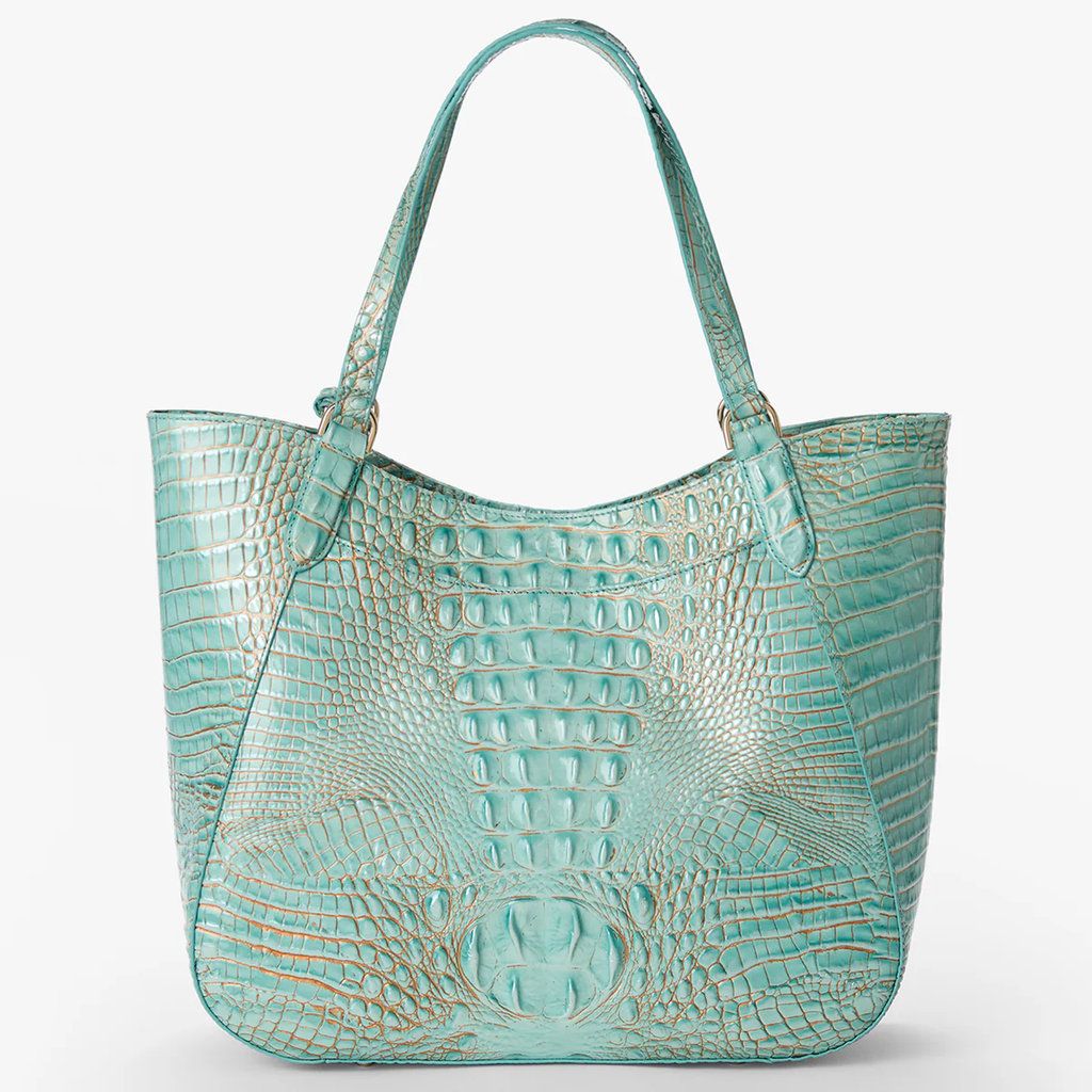 Brahmin Melbourne Collection Aliza Tote Bag, Waterfall