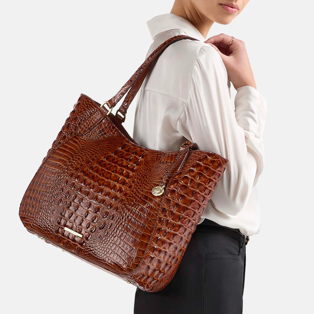 Brahmin Melbourne Collection Aliza Tote Bag, Waterfall