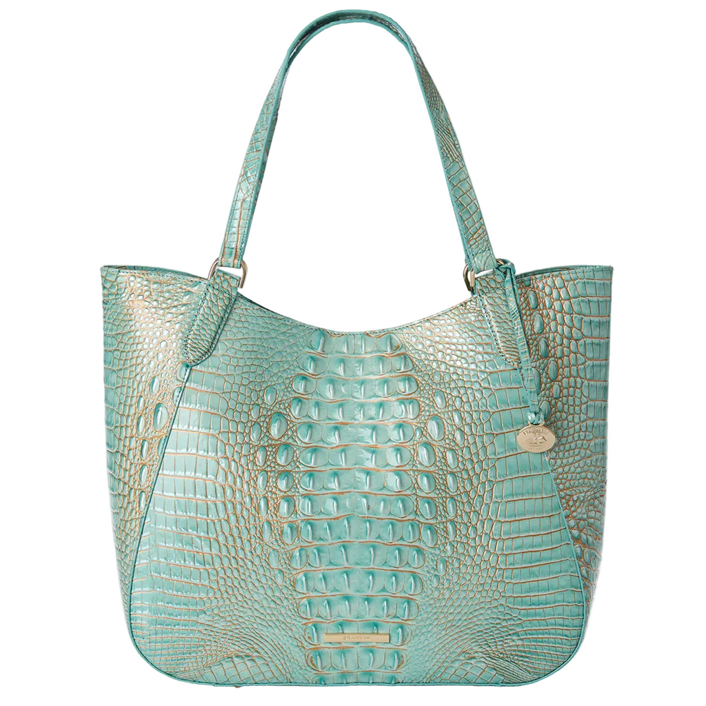 Brahmin Melbourne Collection Aliza Tote Bag, Waterfall