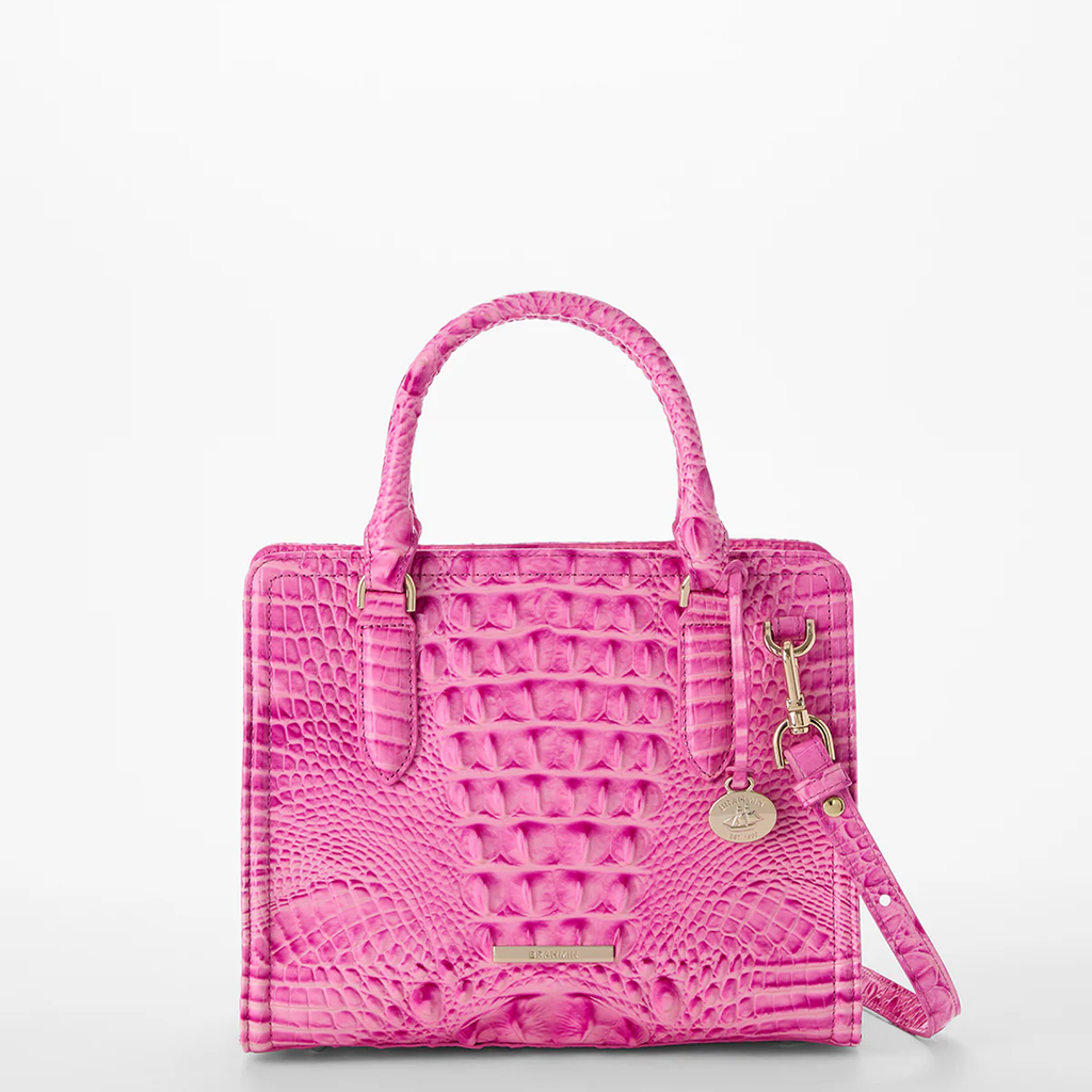 Brahmin Melbourne Collection Cami Satchel, Candy Pink