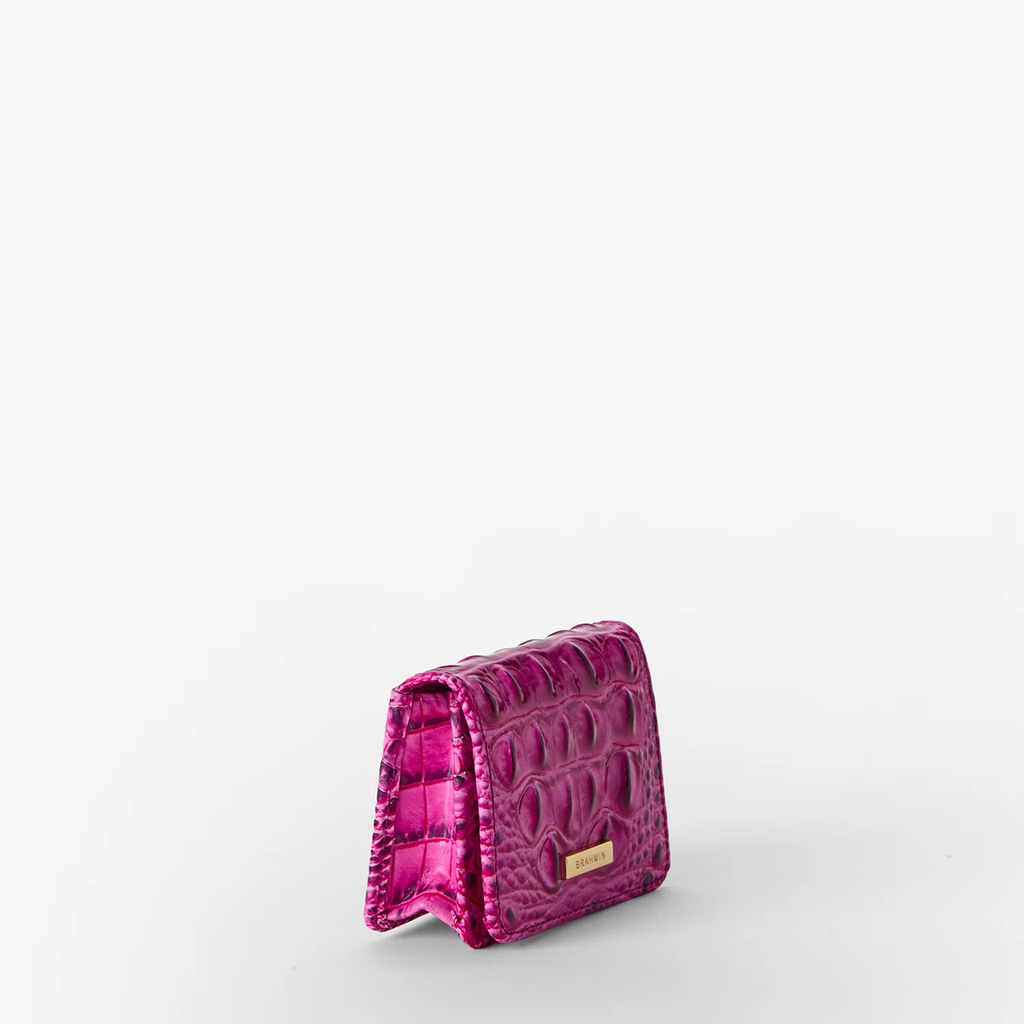 Brahmin Melbourne Collection Clementine Wallet, Electric Fuchsia