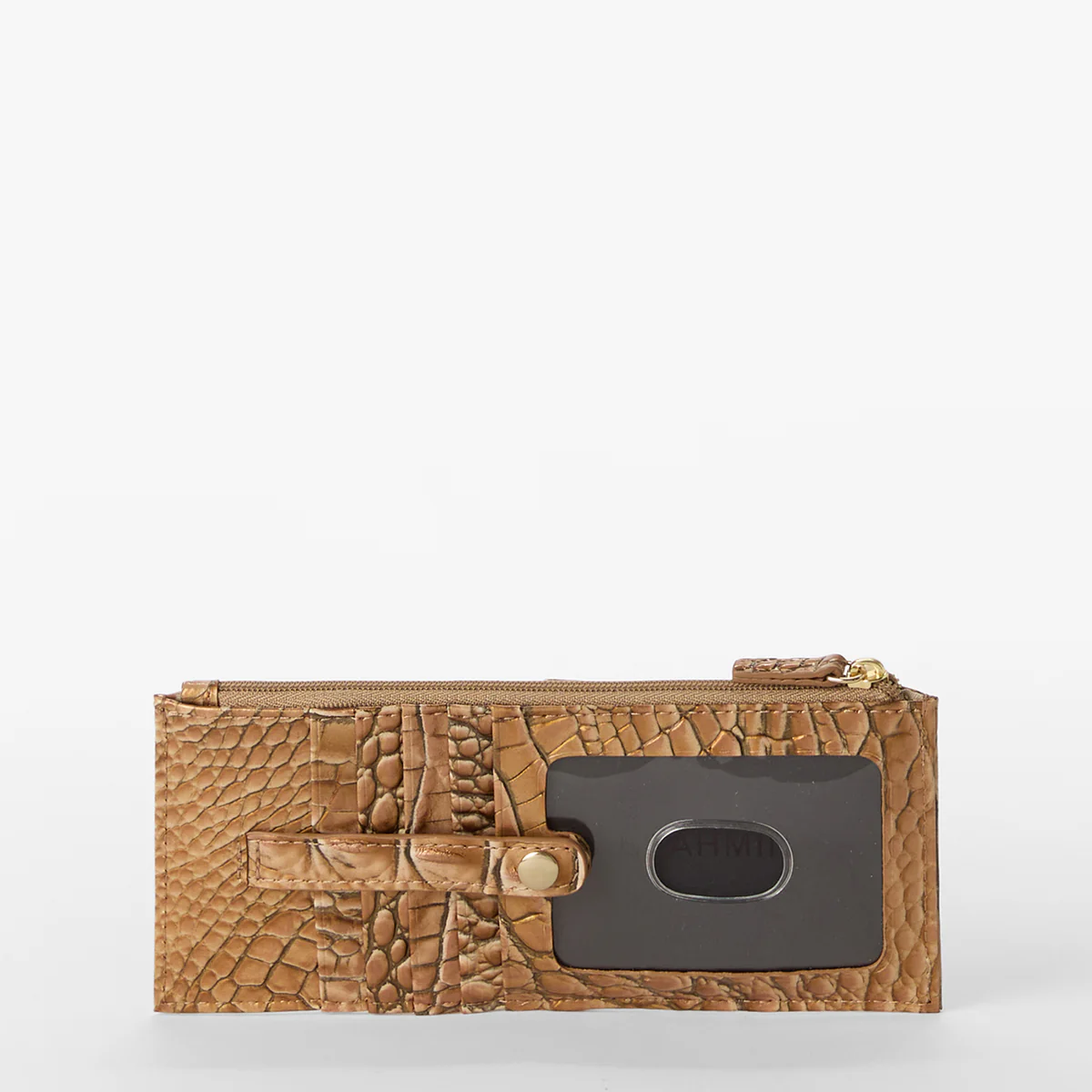 Brahmin Melbourne Collection Credit Card Wallet, Driftwood