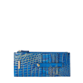 Brahmin Melbourne Collection Credit Card Wallet, Electric Indigo Ombre
