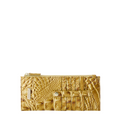 Brahmin Melbourne Collection Credit Card Wallet Golden Rod