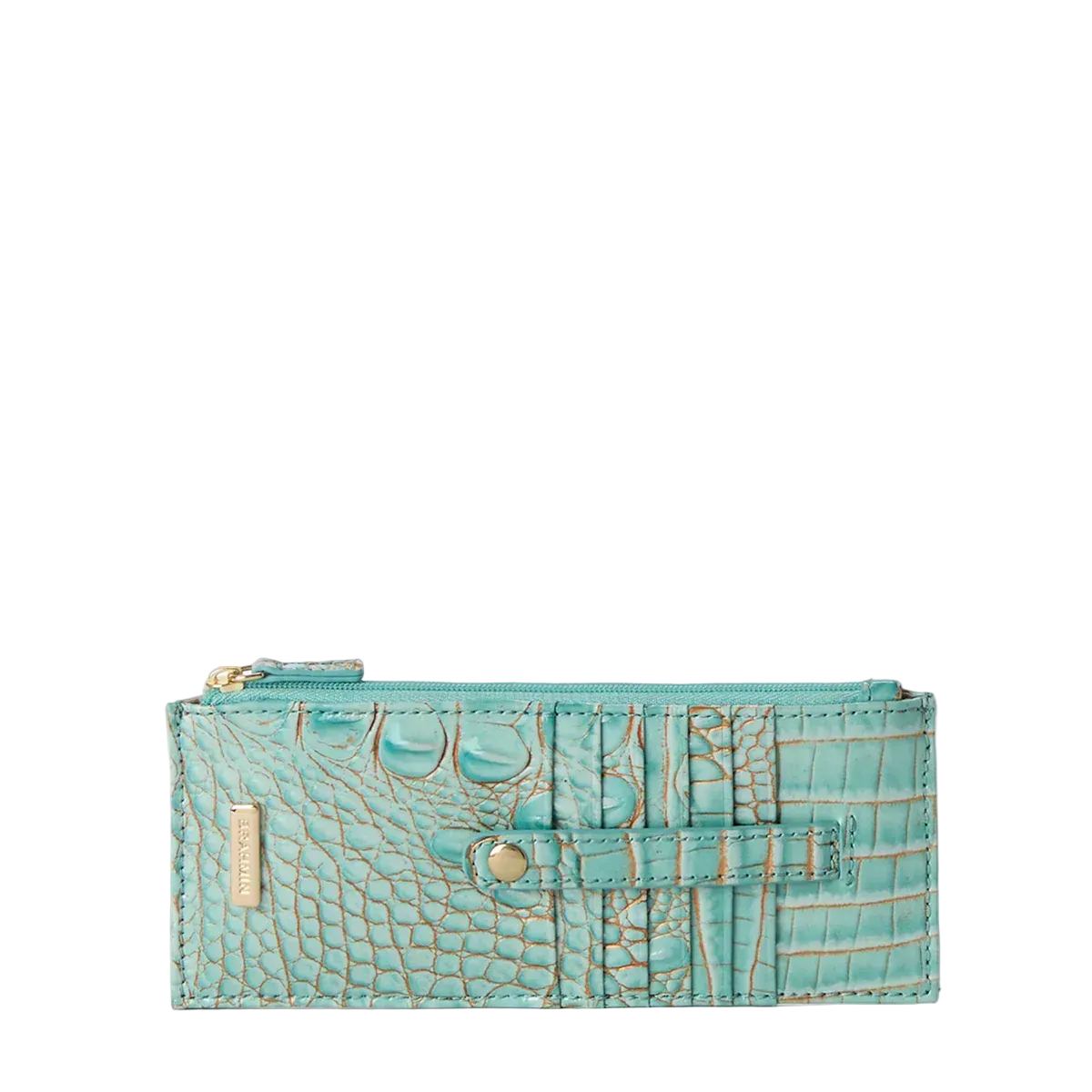 Brahmin Melbourne Collection Credit Card Wallet, Waterfall