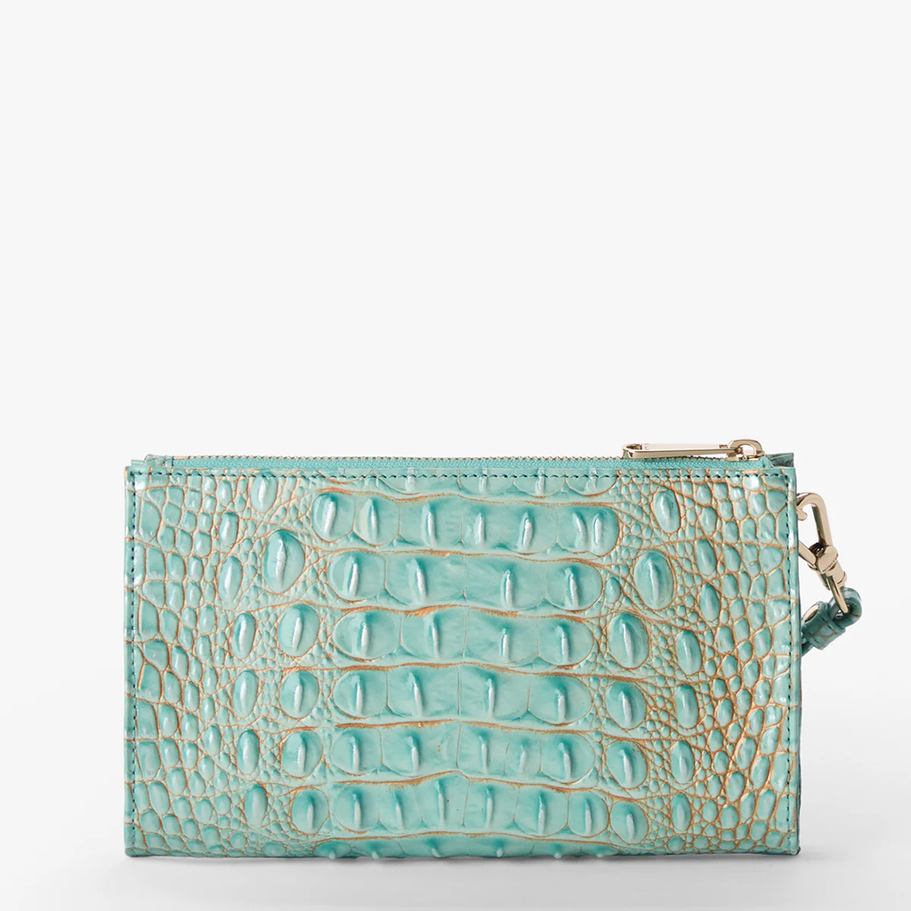 Brahmin Melbourne Collection Daisy Wristlet, Waterfall