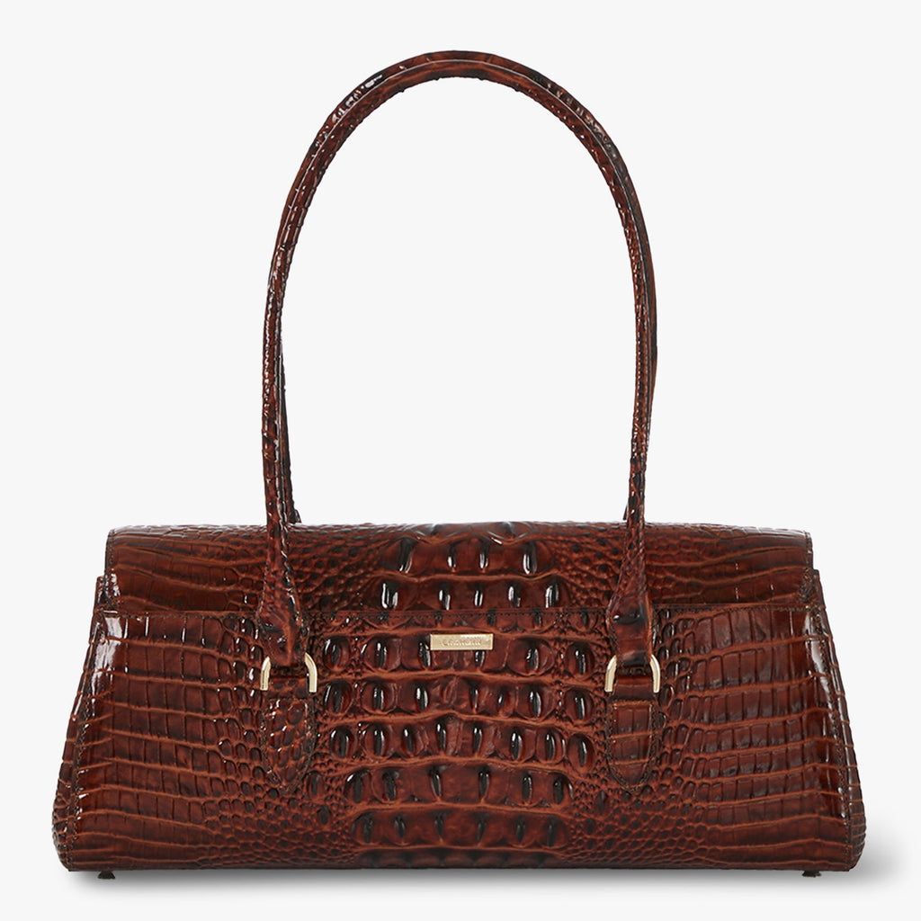 Brahmin Melbourne Collection Dayan Satchel, Timeless Taupe